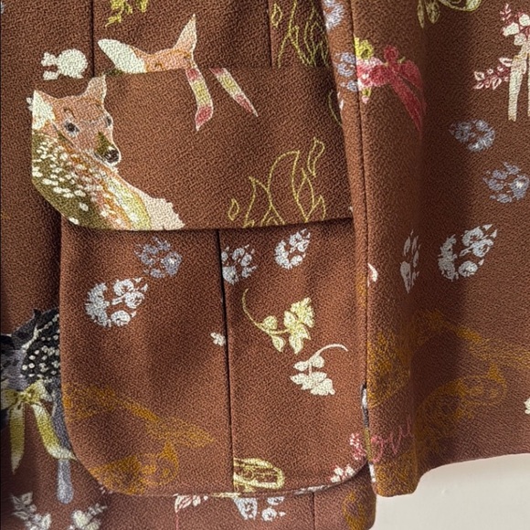 ๐ฆ CYNTHIA ROWLEY Woodland Blazer โ Size 4 (NWOT) ๐ฆ - Picture 3 of 10